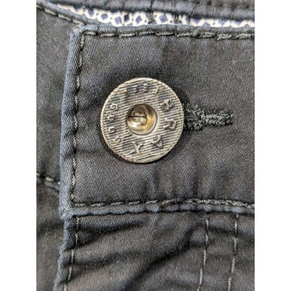 Brax Pants Mens 40x32 (Actual 37x31) Cooper Fancy Regular Chino Black - Picture 14 of 16